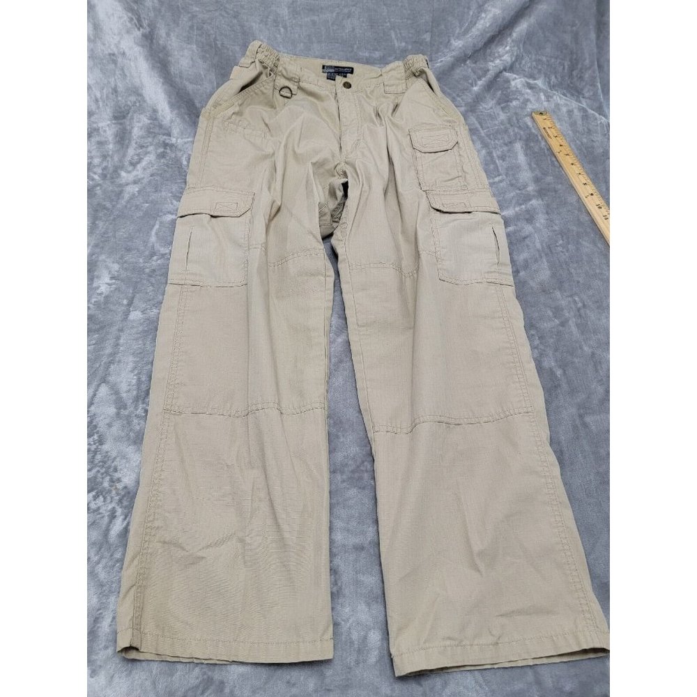 5.11 Tactical‎ Mens TacLite Pro Utility Cargo Pants 32x28 Khaki RipStop 74273